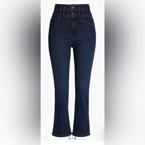 Frame Le Catroux Center Seam Crop Mini Bootcut Jeans size 24